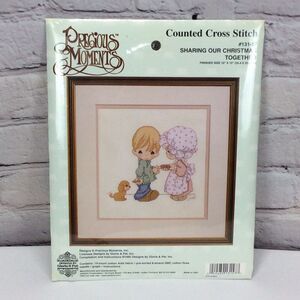 Precious Moments-Sharing Our Christmas Together- Counted Cross Stitch Kit 131-57